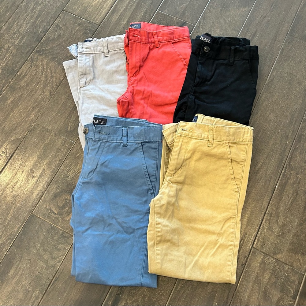 The Children's Place 7 husky Boy's Uniform Stretch Chino Pants